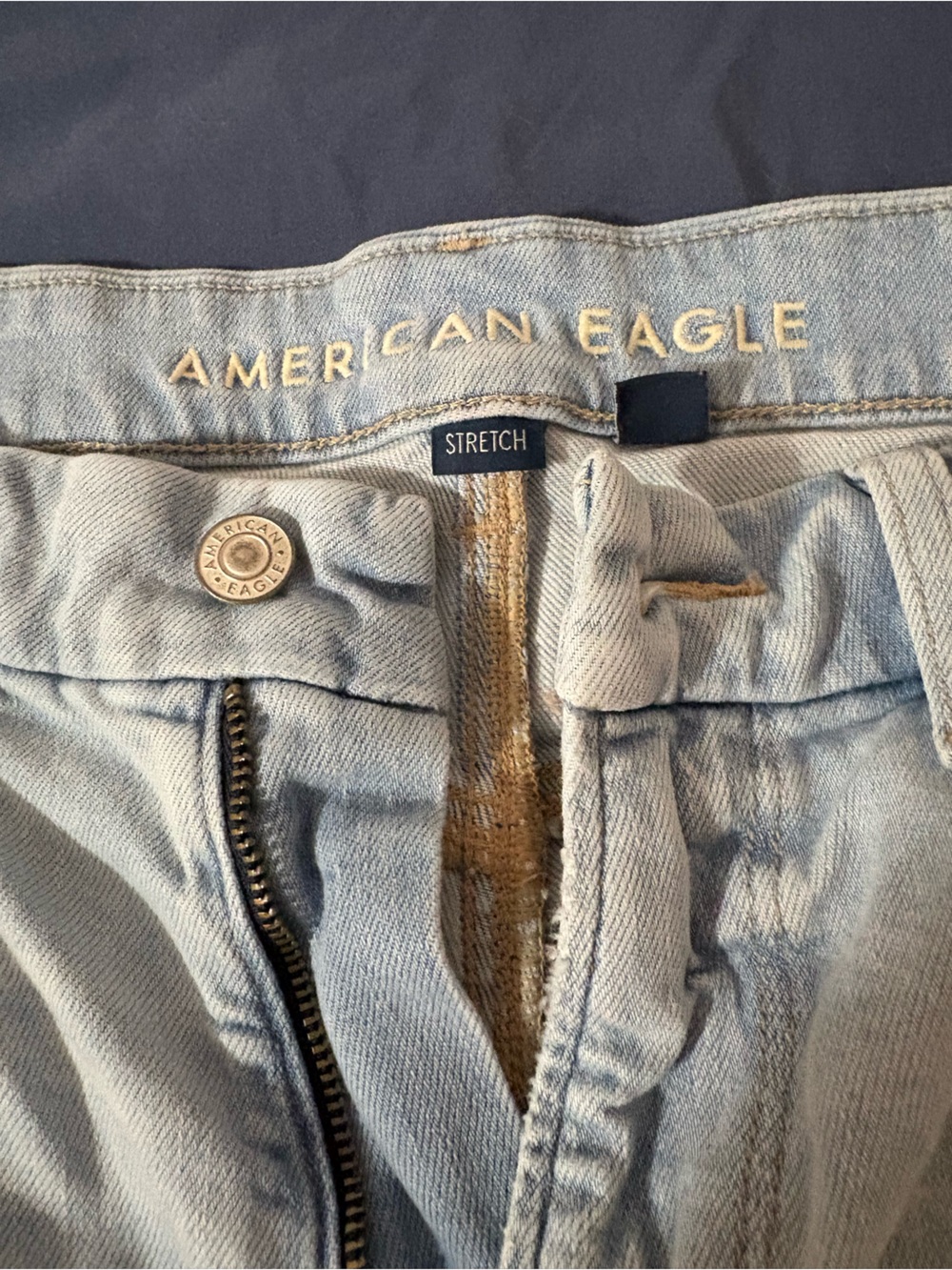 American Eagle Super High Rise Baggy Wide Leg Jeans - Picture 2 of 3